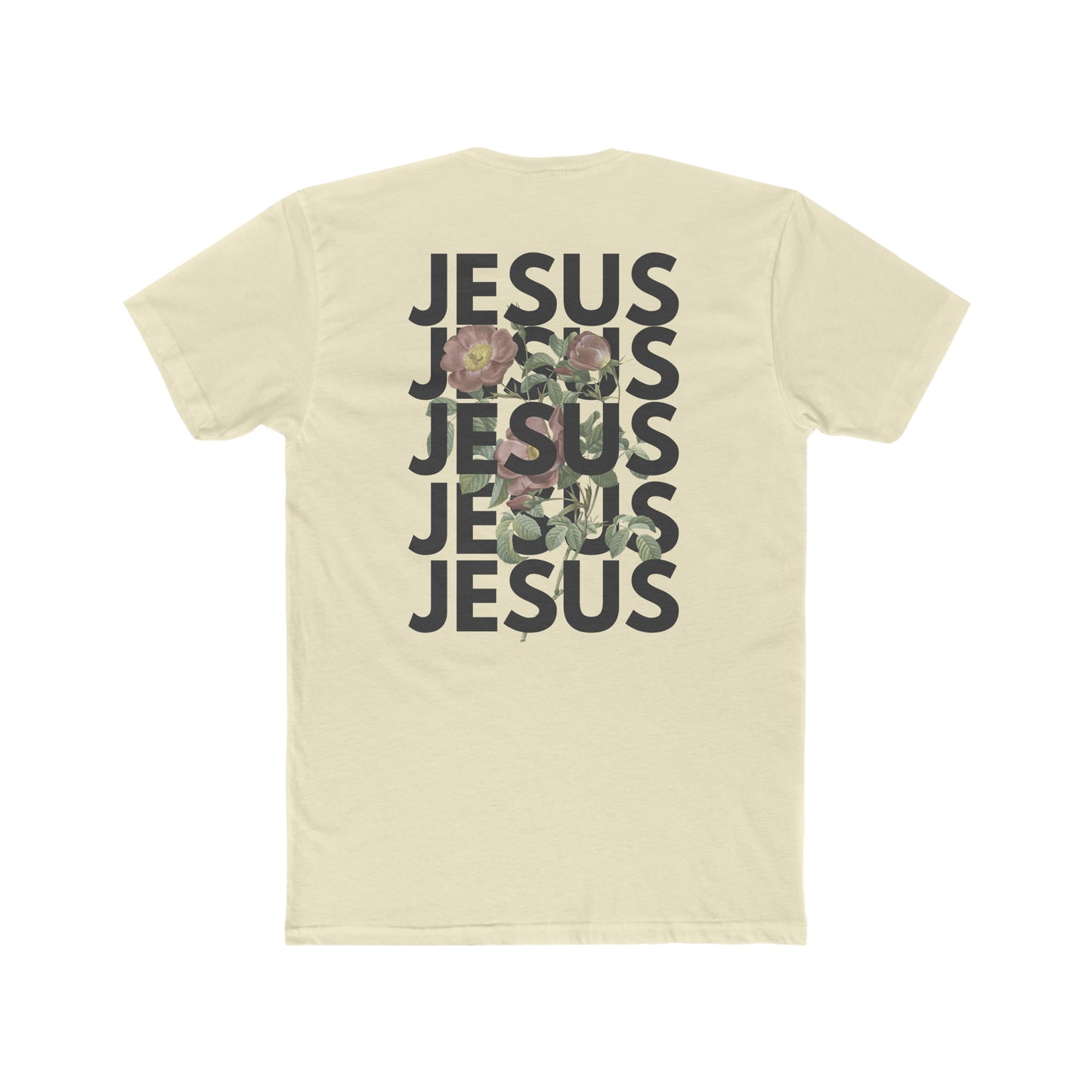 Jesus Roses graphic crew neck