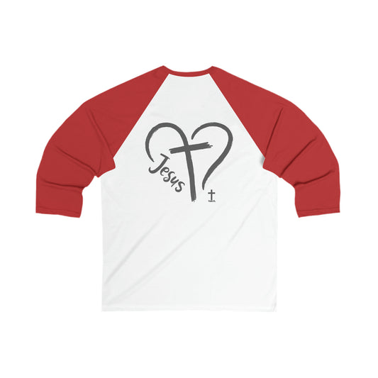 Love Jesus Unisex 3\4 Sleeve Baseball Tee