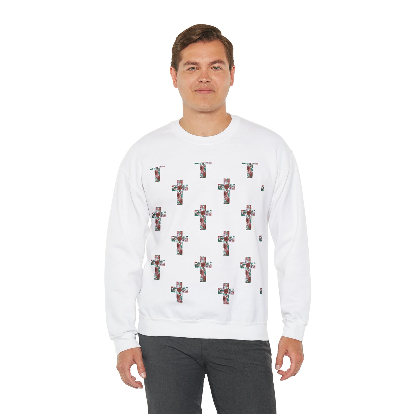 Jesus Saves Unisex Heavy Blend™ Crewneck Sweatshirt