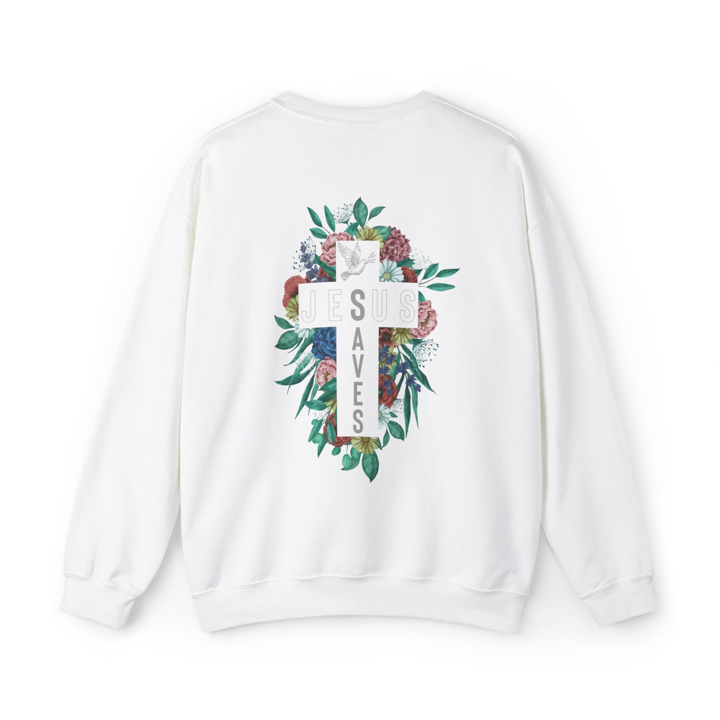 Jesus Saves Unisex Heavy Blend™ Crewneck Sweatshirt