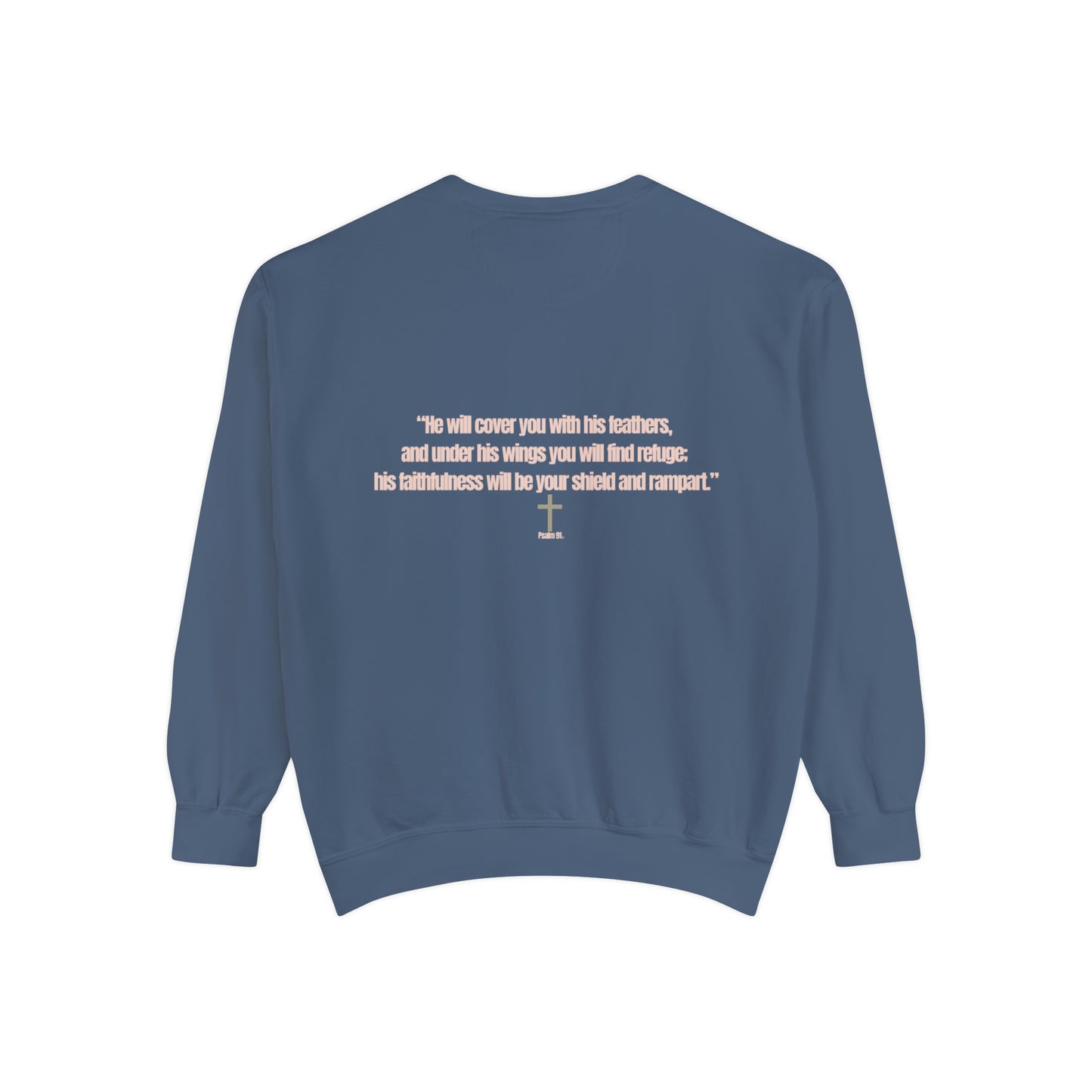 Women Flower Cross Sweatshirt